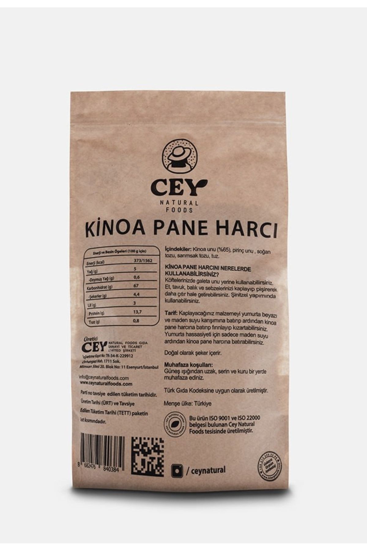 Kinoa Pane Harcı 150 g