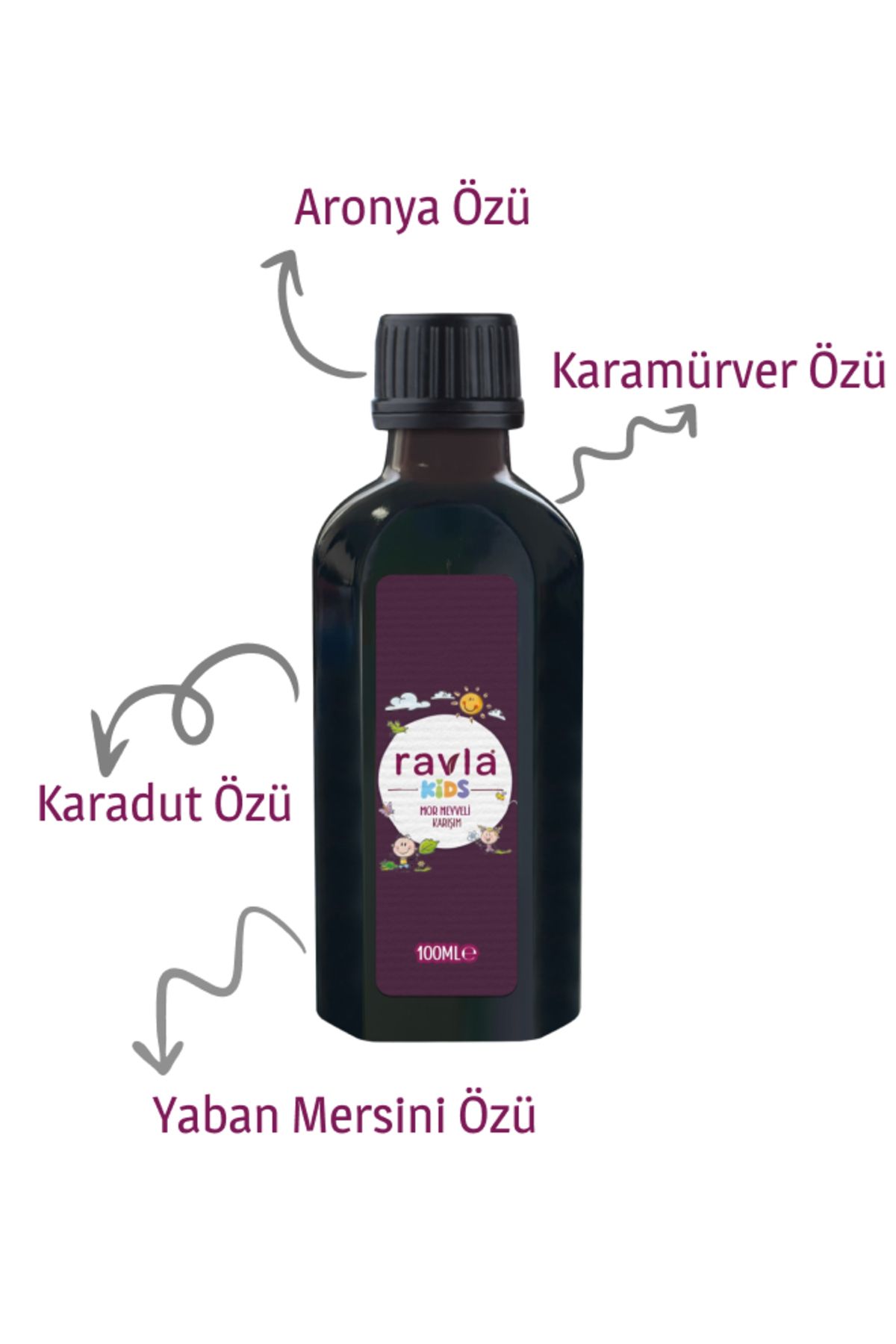 Mor Meyveli Karışım - 100ml (AĞIR METAL ANALİZLİ)