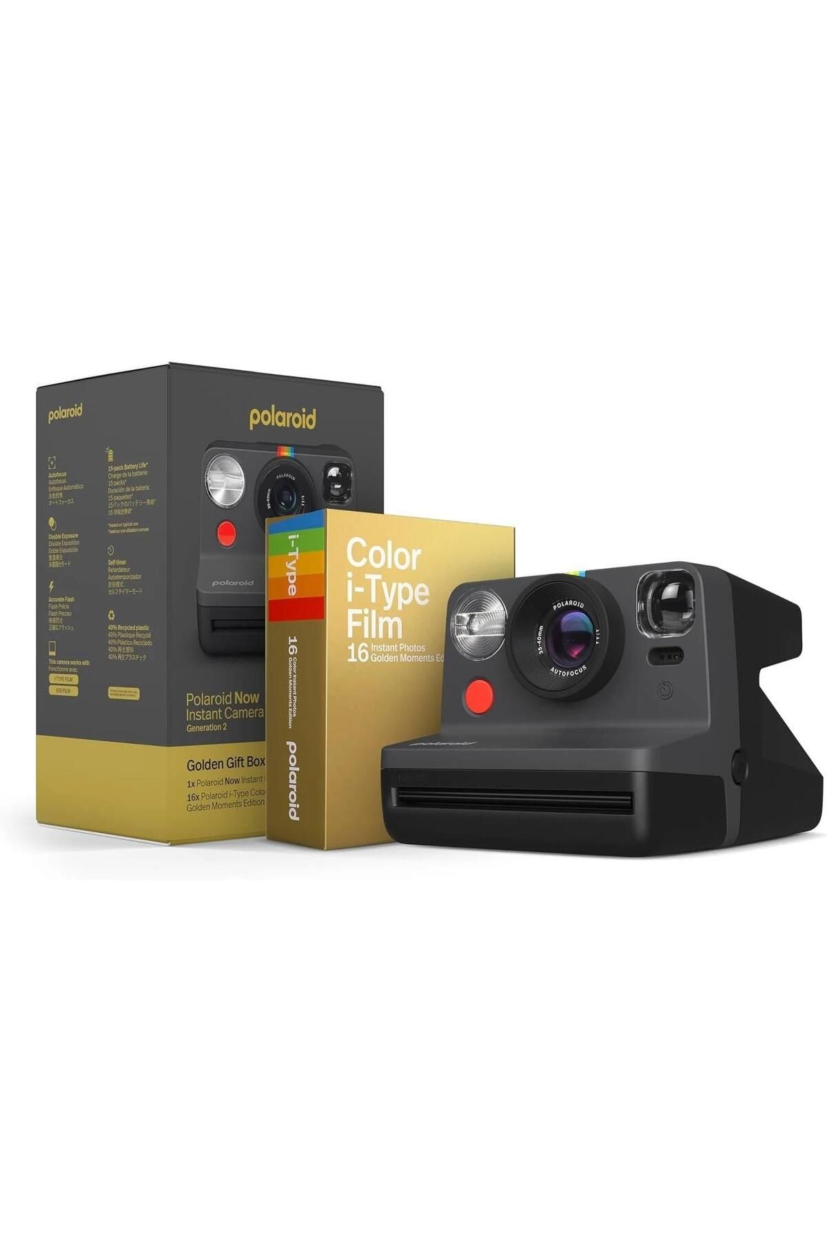 Polaroid Eb Now Generation 2Black - Golden Mo...