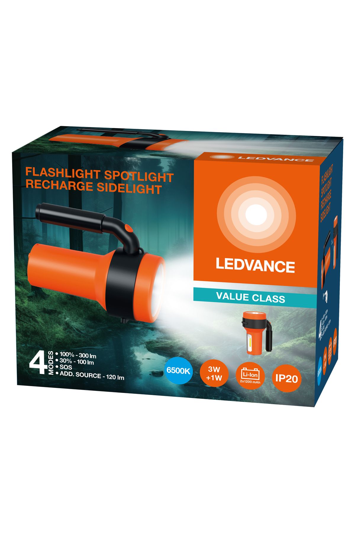 LedvanceLed Side 5W+3W 6500K100-120-300lm IP2...