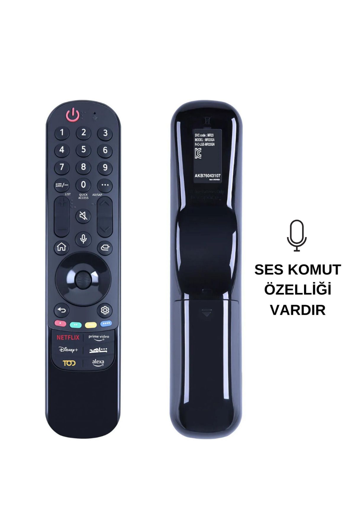 LG MR23GA (AKB76043107) TODTUŞLU SES KOMUTU V...