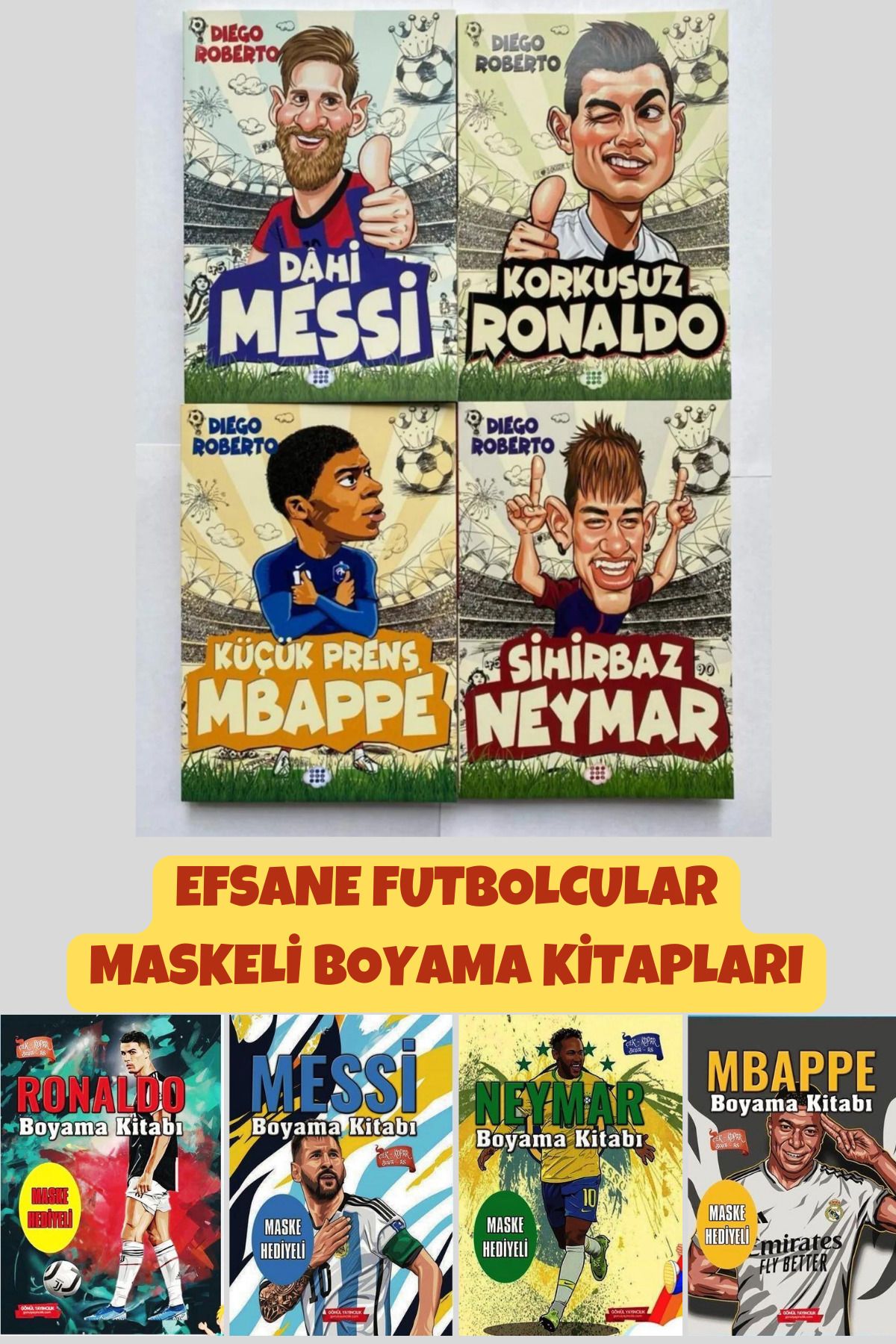 Dokuz YayınlarıFutbolcuKitapları 4 Kitap Set...