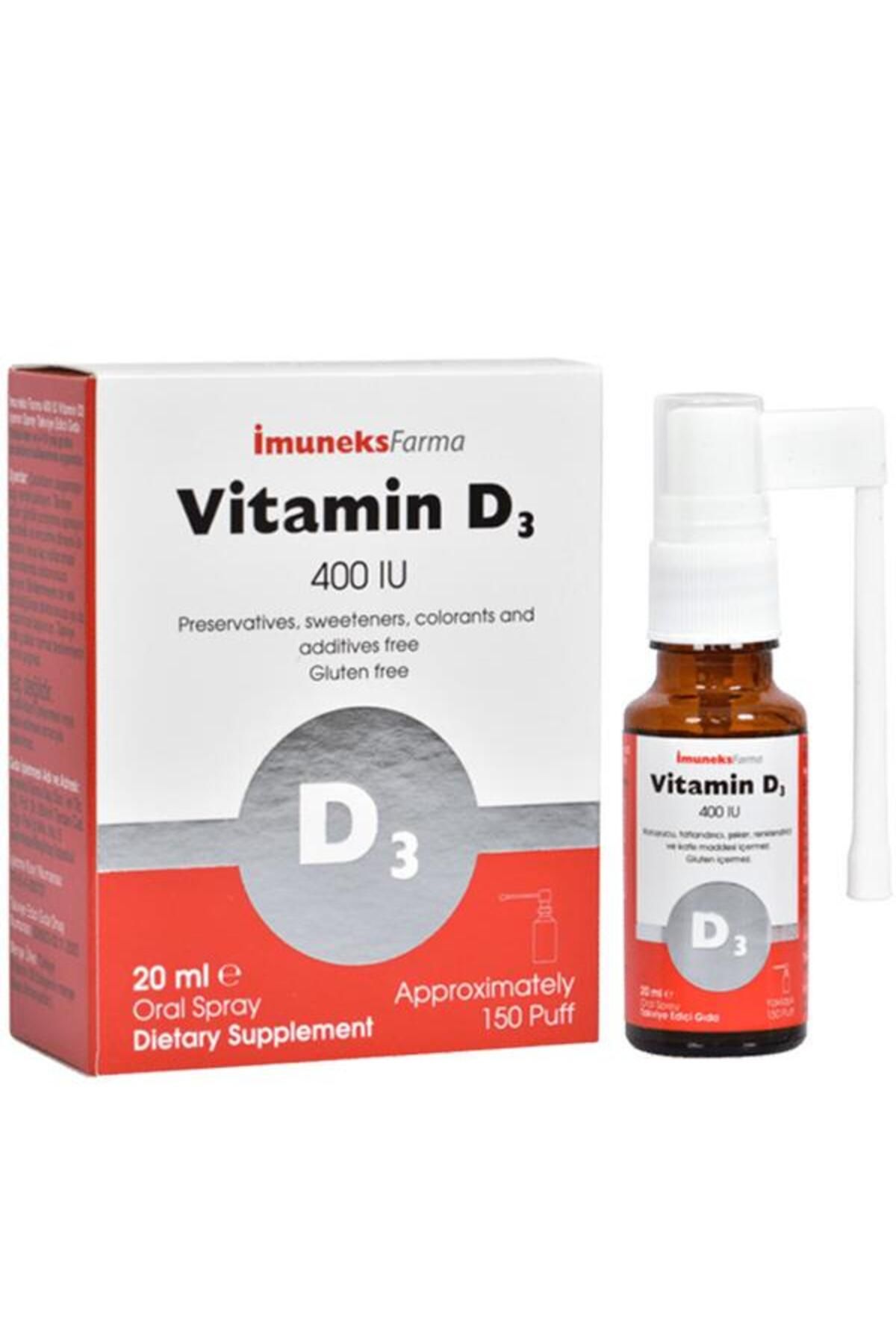 Imuneksİmuneks D3 K2 VitaminSprey 20 ml