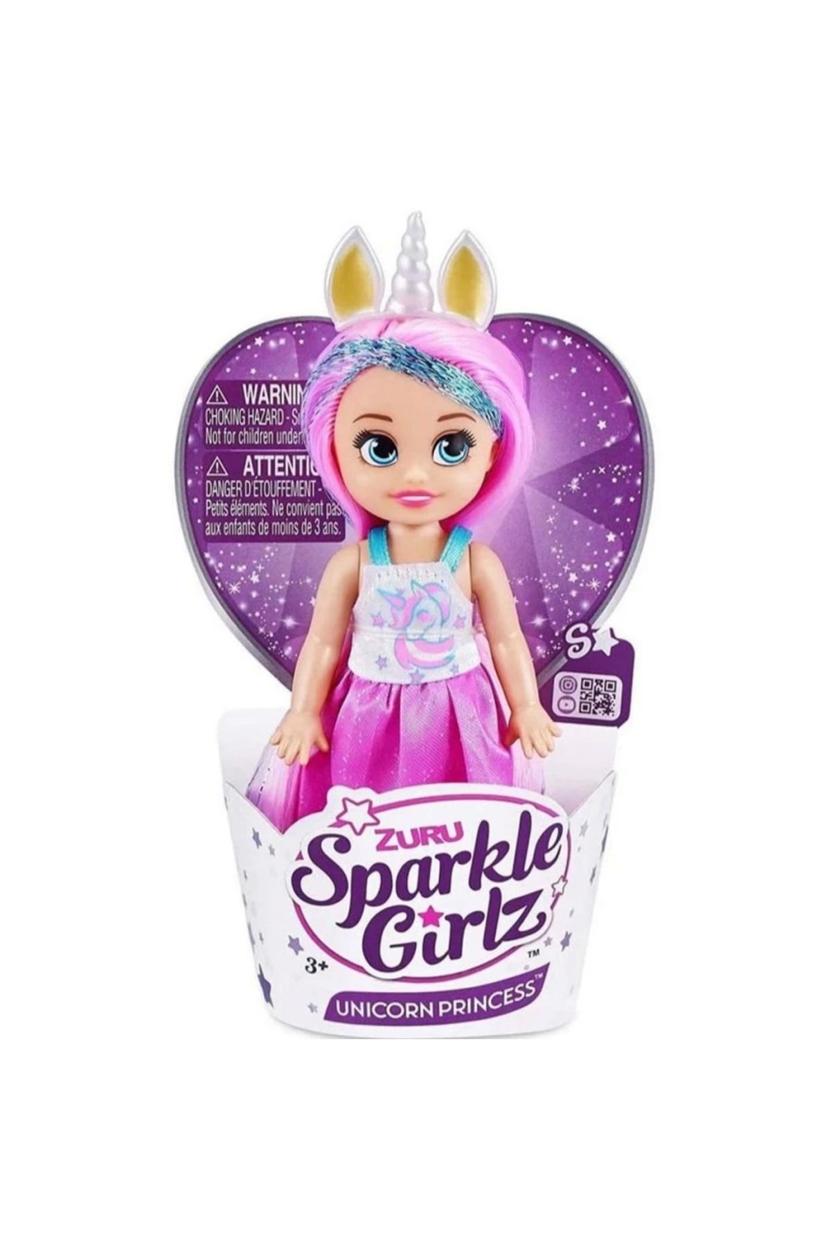 Nessiworld Sparkle Girlz Unicorn Prenses Cupcake 12cm GIO-PAK01000