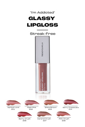 Çizgilere Dolmayan Ekstra Parlak Vegan Dudak Parlatıcısı/Lipgloss Rose Love-201 TKZAW25DP00000 Image 4
