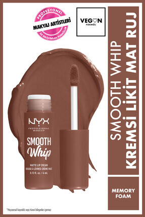 Smooth Whip Kremsi Likit Mat Ruj - Memory Foam Image 0