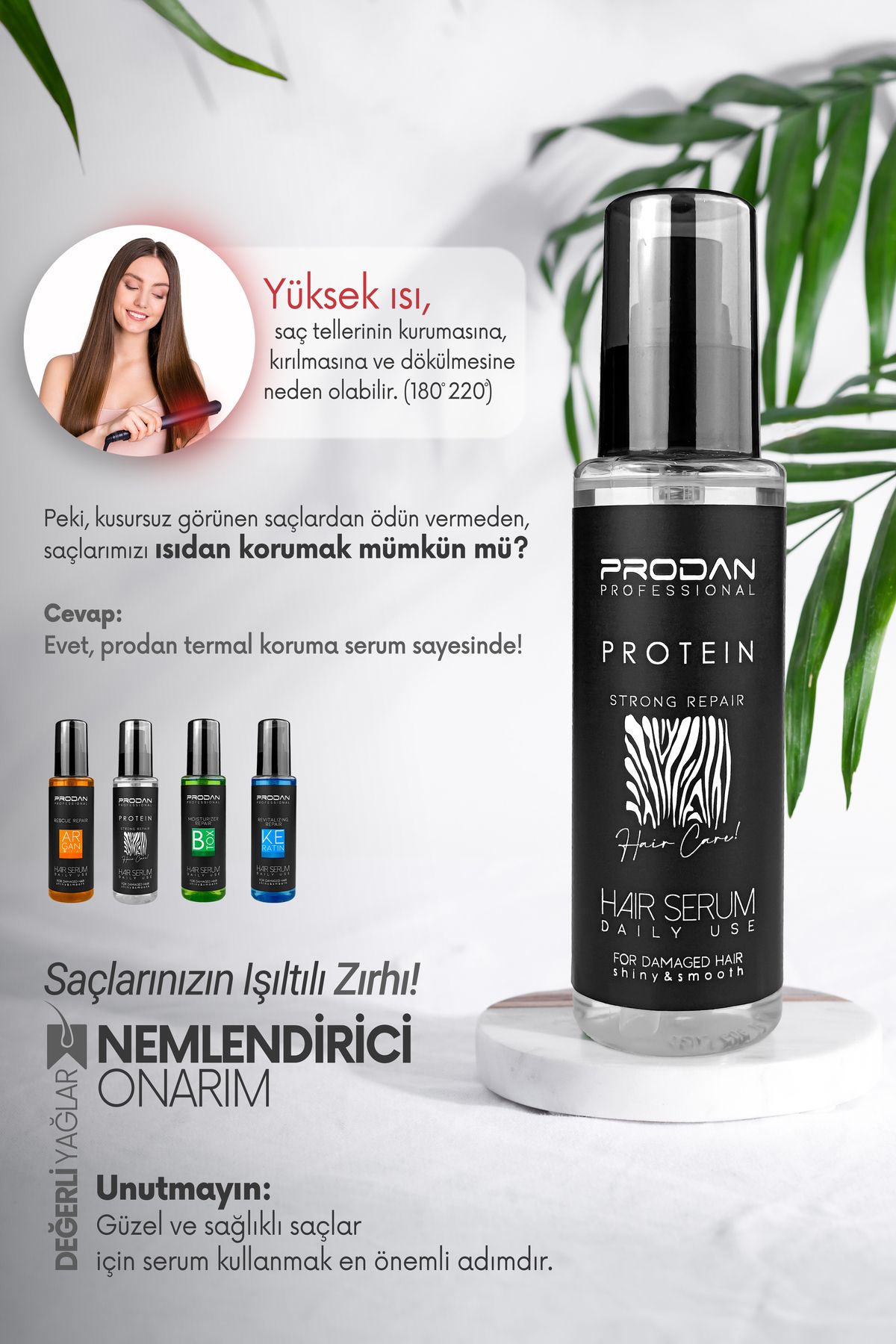 Protein Saç Serumu | Güçlendirici | Isı Koruyucu-100 ml