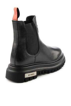 Leather Kadın Bot Bootie KAUÇUK TABAN HAKIKI DERI ENÇOK TERCİH EDİLEN MODEL Image 5