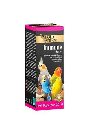 Gold Wings Immune Kuşlar Için Önleyici Yem Katkısı 20 ml Image 0
