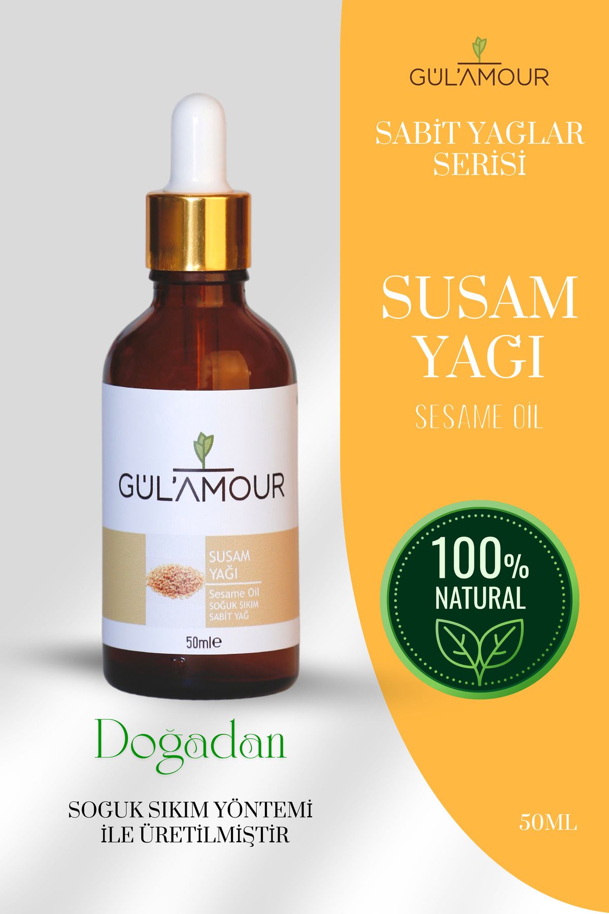 GÜLAMOUR %100 SAF SUSAM YAĞI