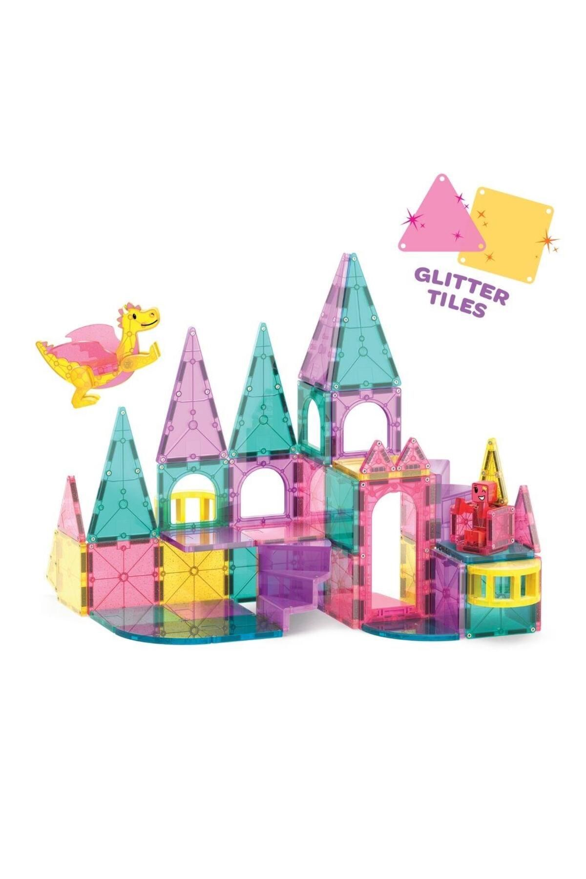 Magna-Tiles Castle DLX + microMAGS - Prenses Şatosu 48 Parça