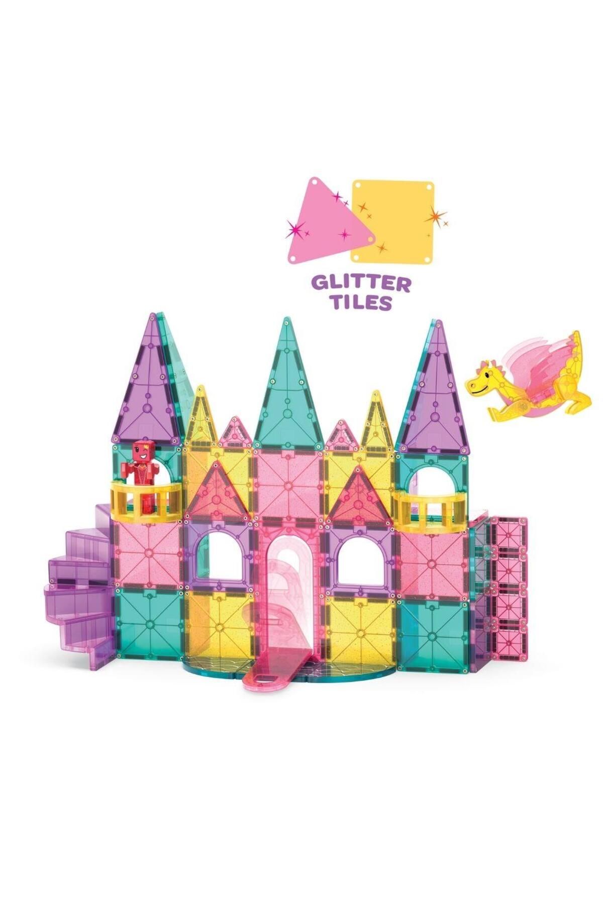 Magna-Tiles Castle DLX + microMAGS - Prenses Şatosu 48 Parça