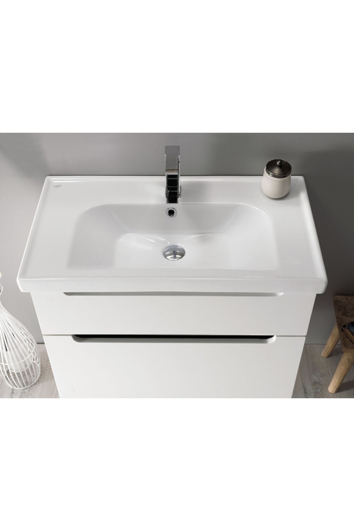 Cerastyle Frame 90 X 45 Cm Etajerli Lavabo