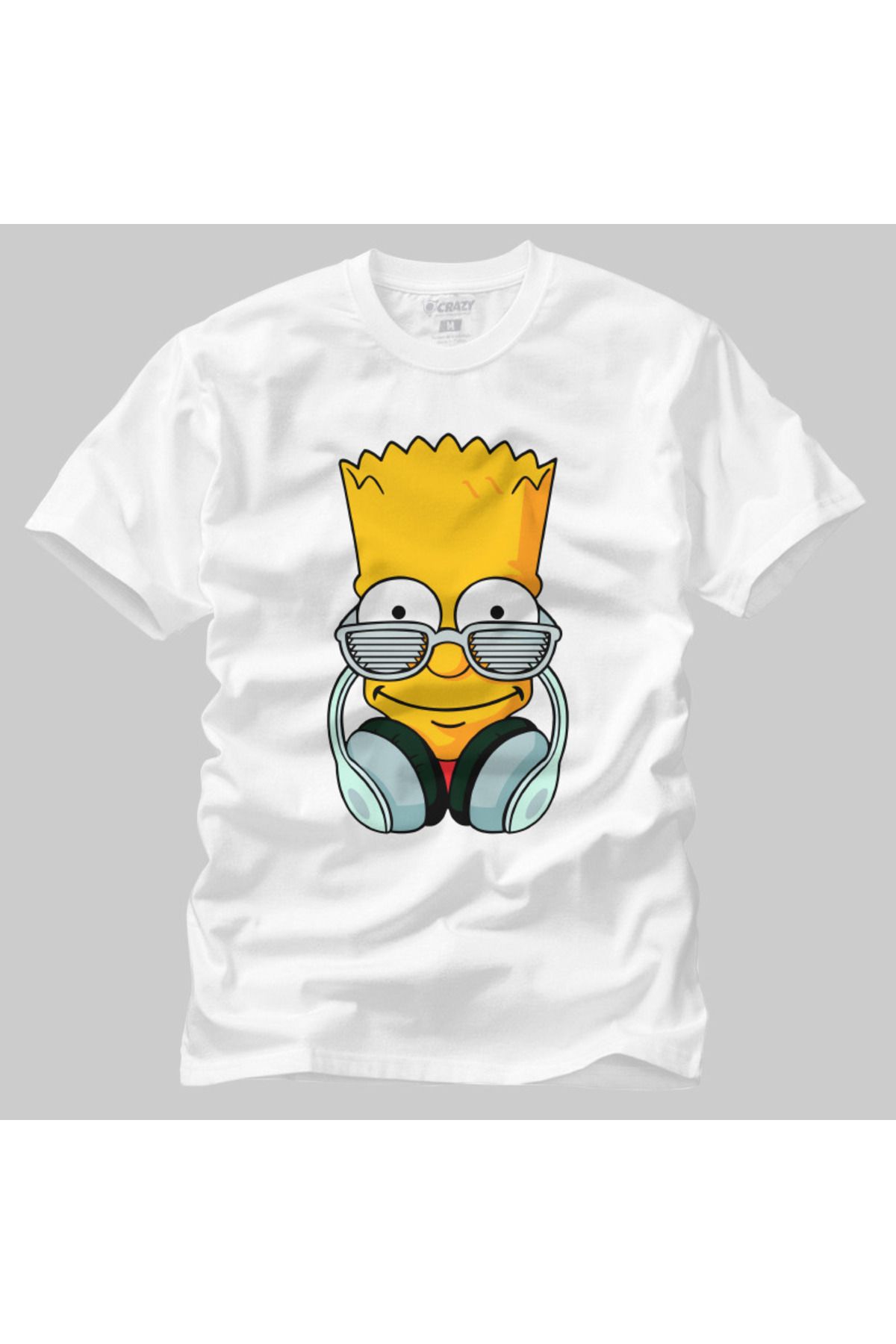 Bart Simpsons Headphone Erkek Tişört