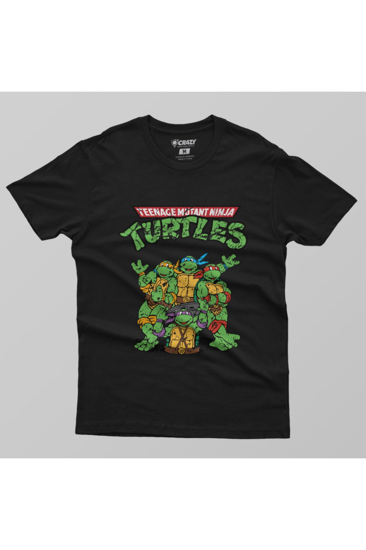 Ninja Turtles Group Logo Erkek Tişört