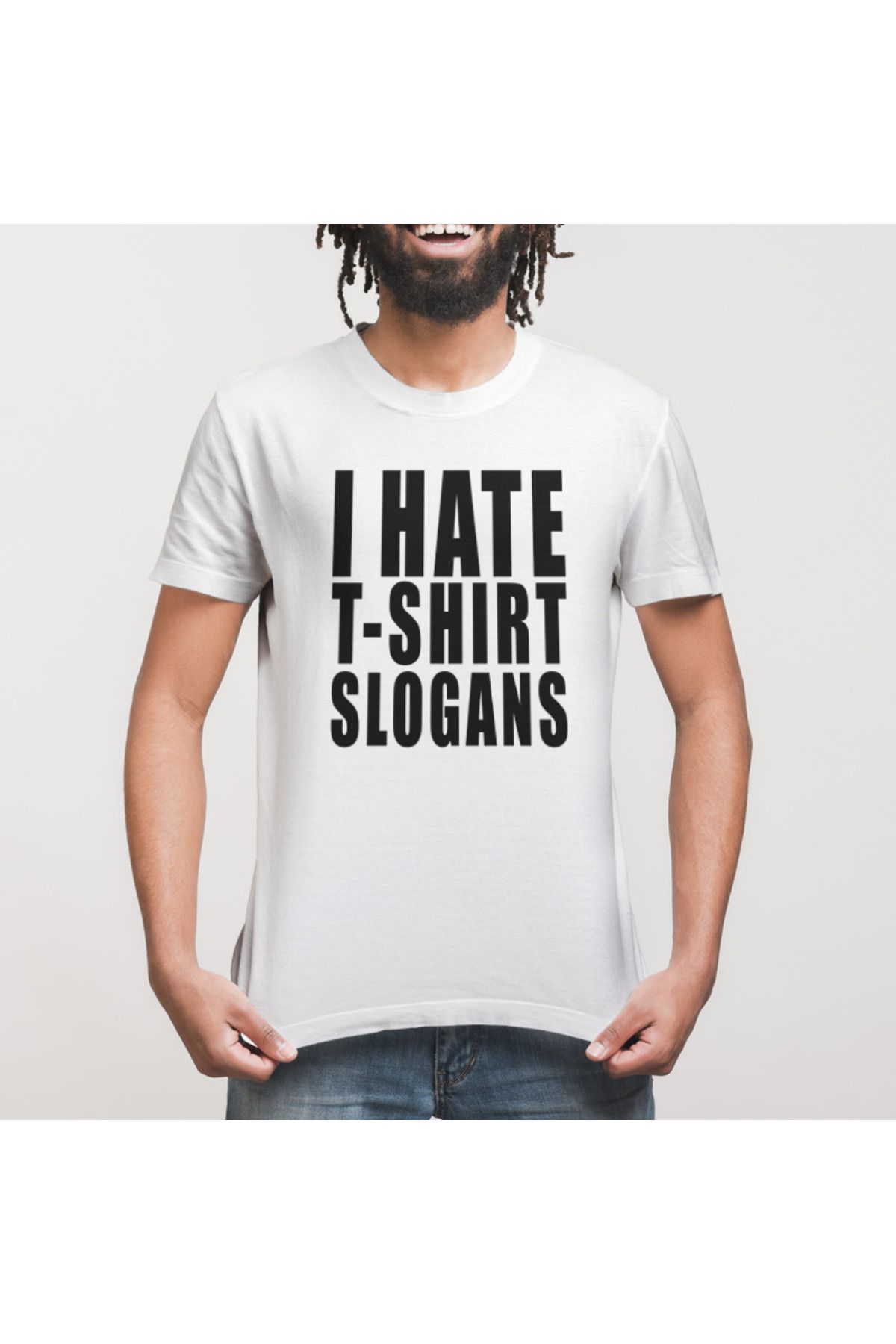 I Hate T Shirt Slogans Erkek Tişört