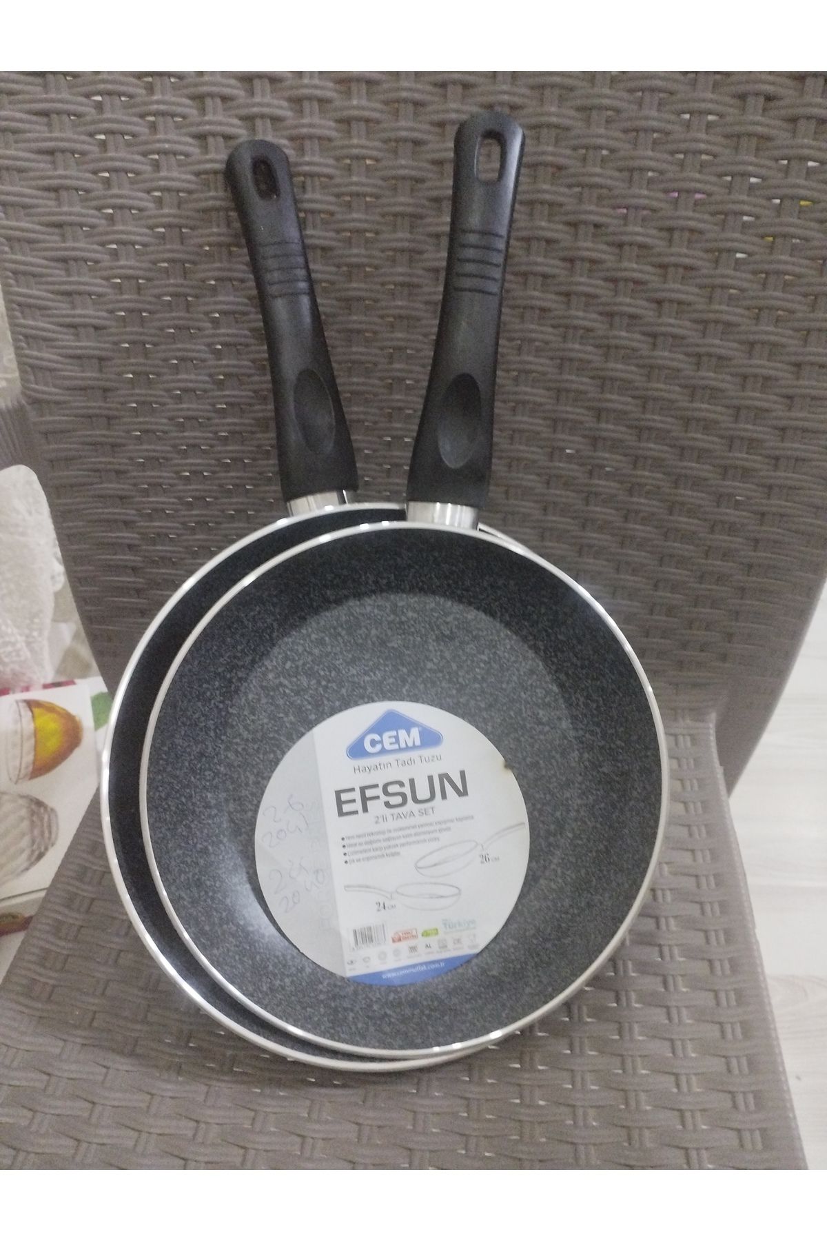 CemTAVA SET 2 Lİ 24 CM + 26CM EFSUN