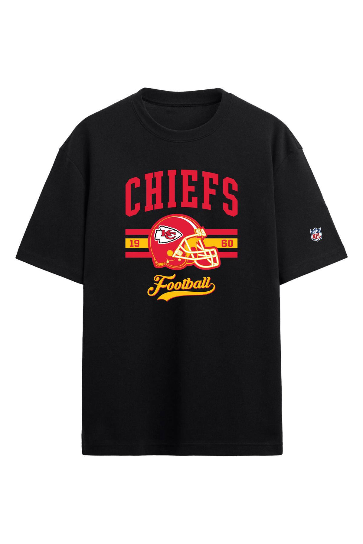 BA Sportswear Kansas CityChiefs Siyah Oversiz...