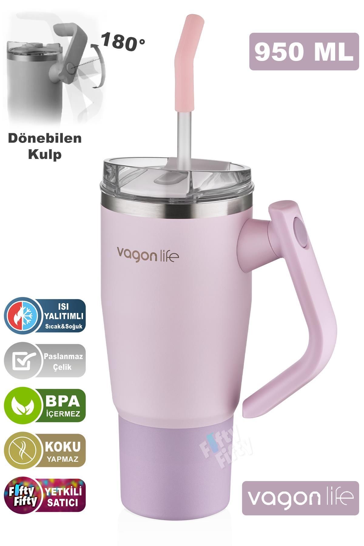 VagonlifeRotate HandleTumbler Cup 0.94ML/34oz...