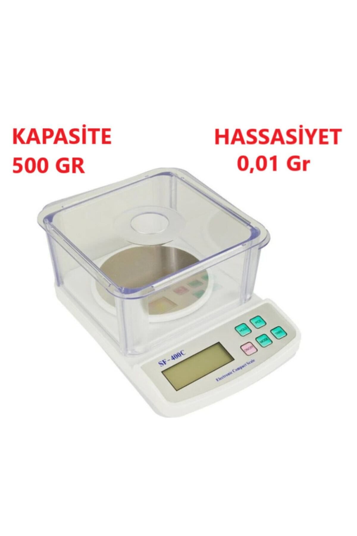 Fanuslu 500 gr 0.01 gr Çok Hassas Eczane-fabrika- Tekstil Terazisi