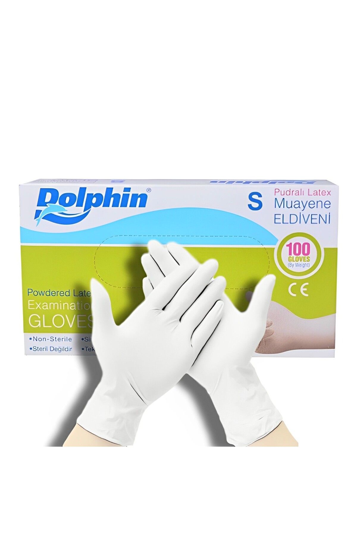 DolphinLateks EldivenPudralı Küçük (S) - 100l...