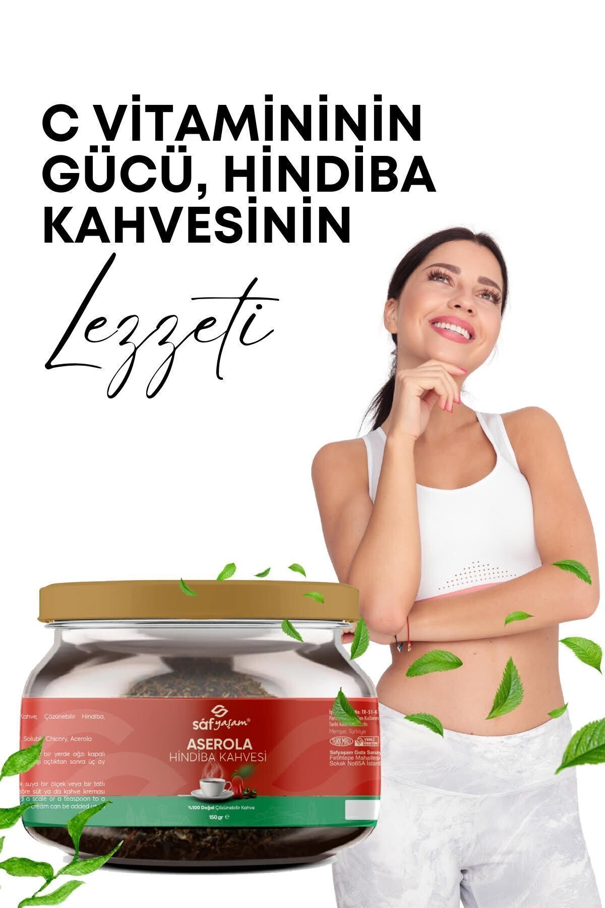 Hindiba Kahvesi Aserola Özlü Zayıflama Diyet Detox Kahve 1 Aylık (60 KULLANİM) Net 150gr