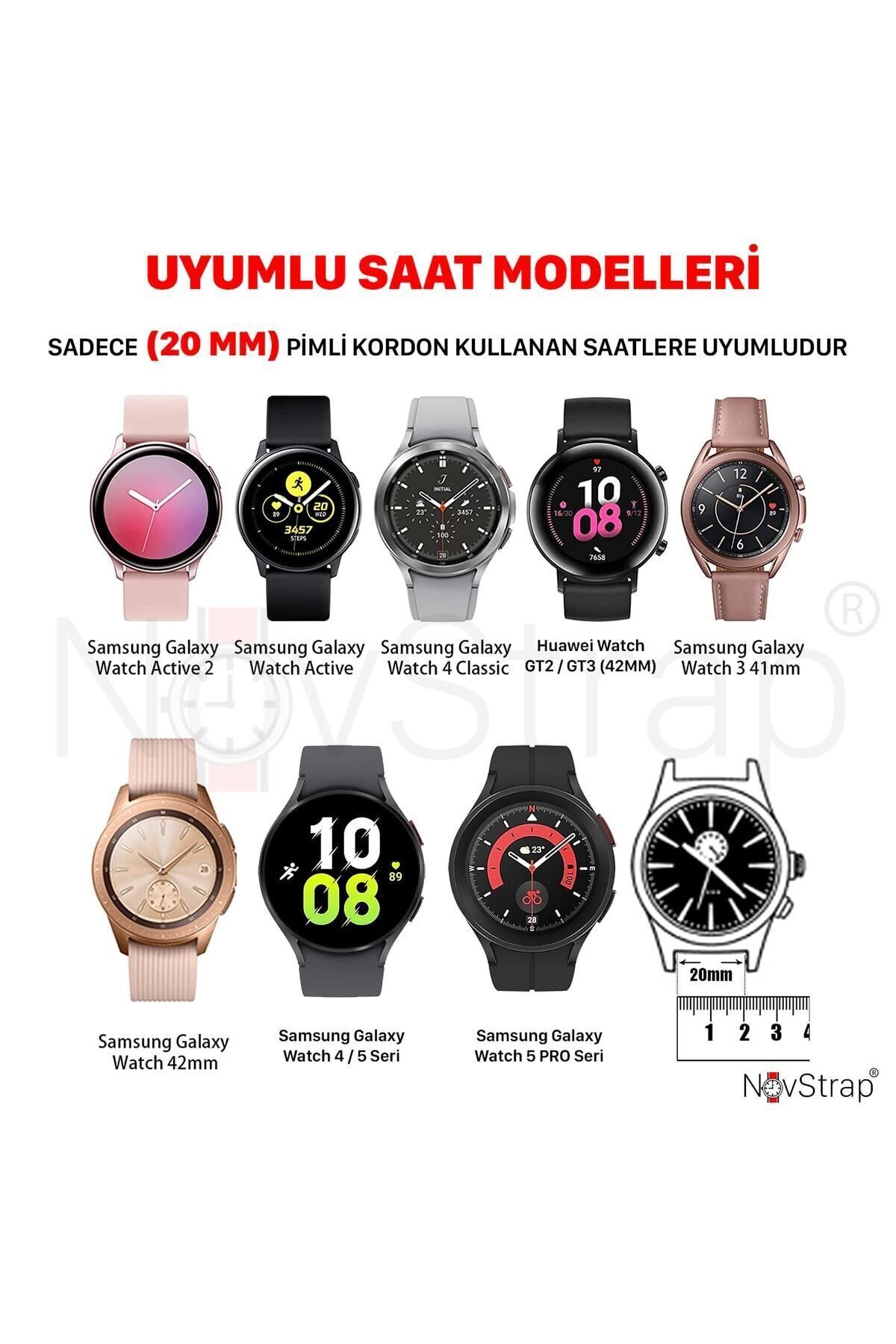 Samsung Galaxy Watch 4 5 Pro 6 7 Fe Seri 40 44mm Classic 42 43 45 46 47mm Uyumlu Kordon Alpine Loop