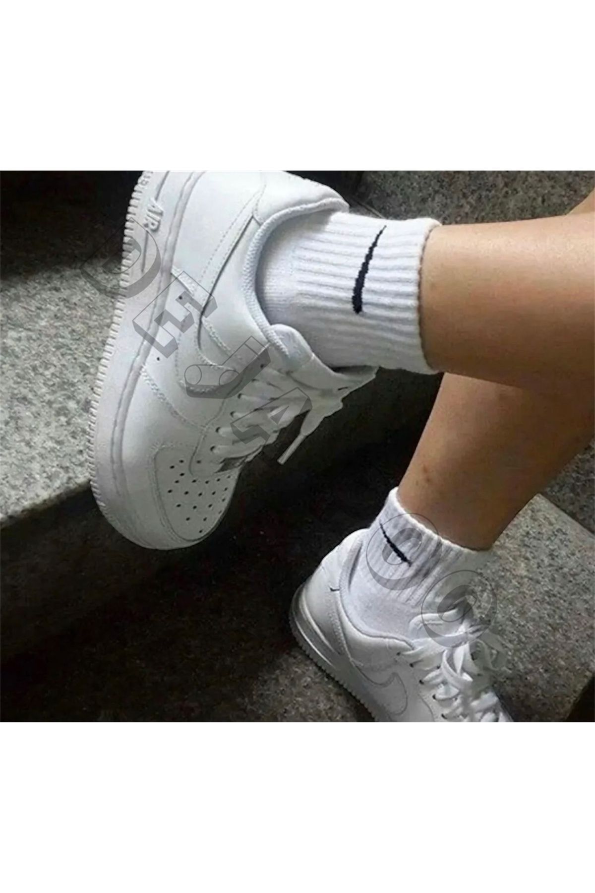 deja poo 4'lü Unisex TikDesenli Spor Tenis Ko...