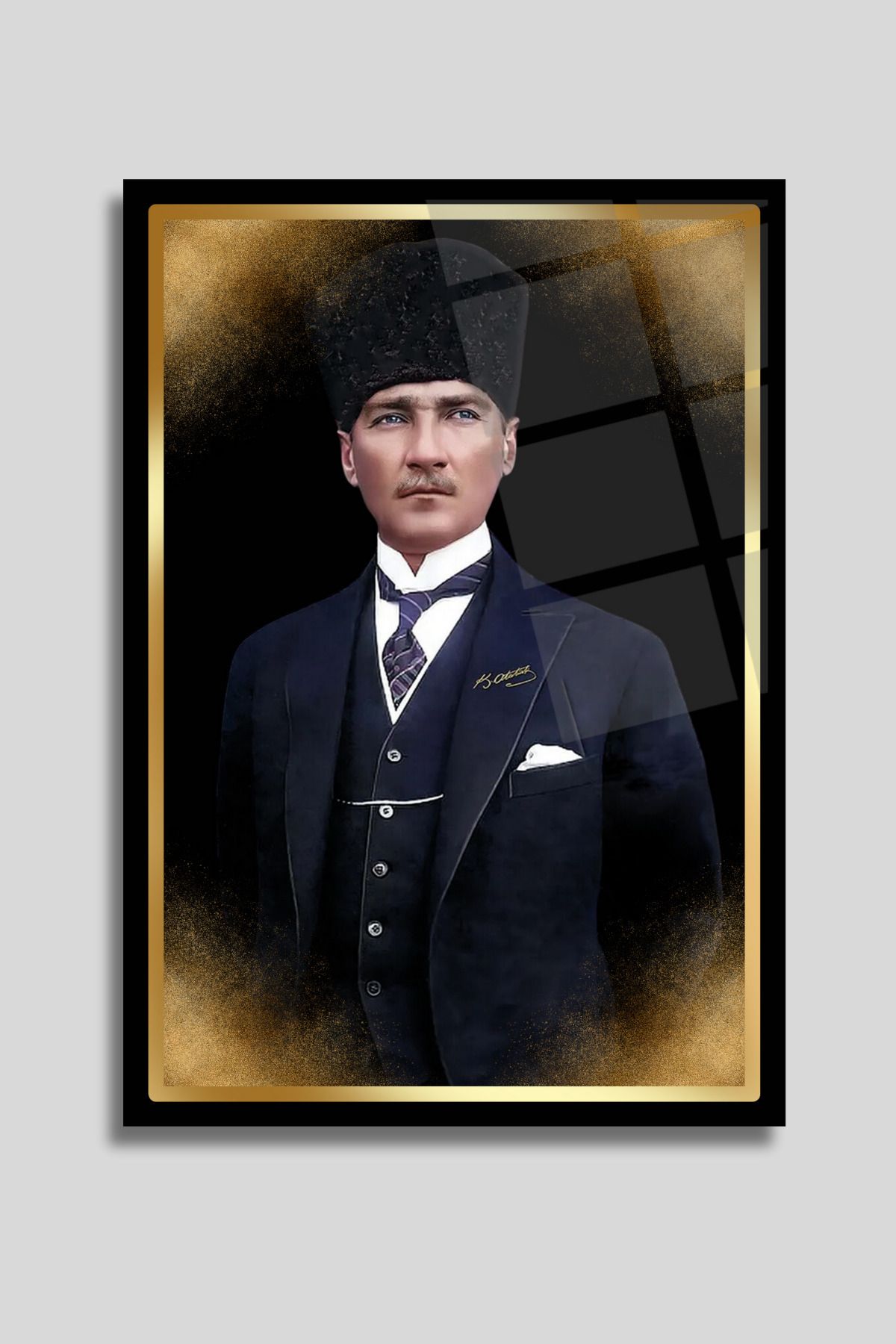 HMDS CONCEPTMustafa KemalATATÜRK Cam Tablo 10...