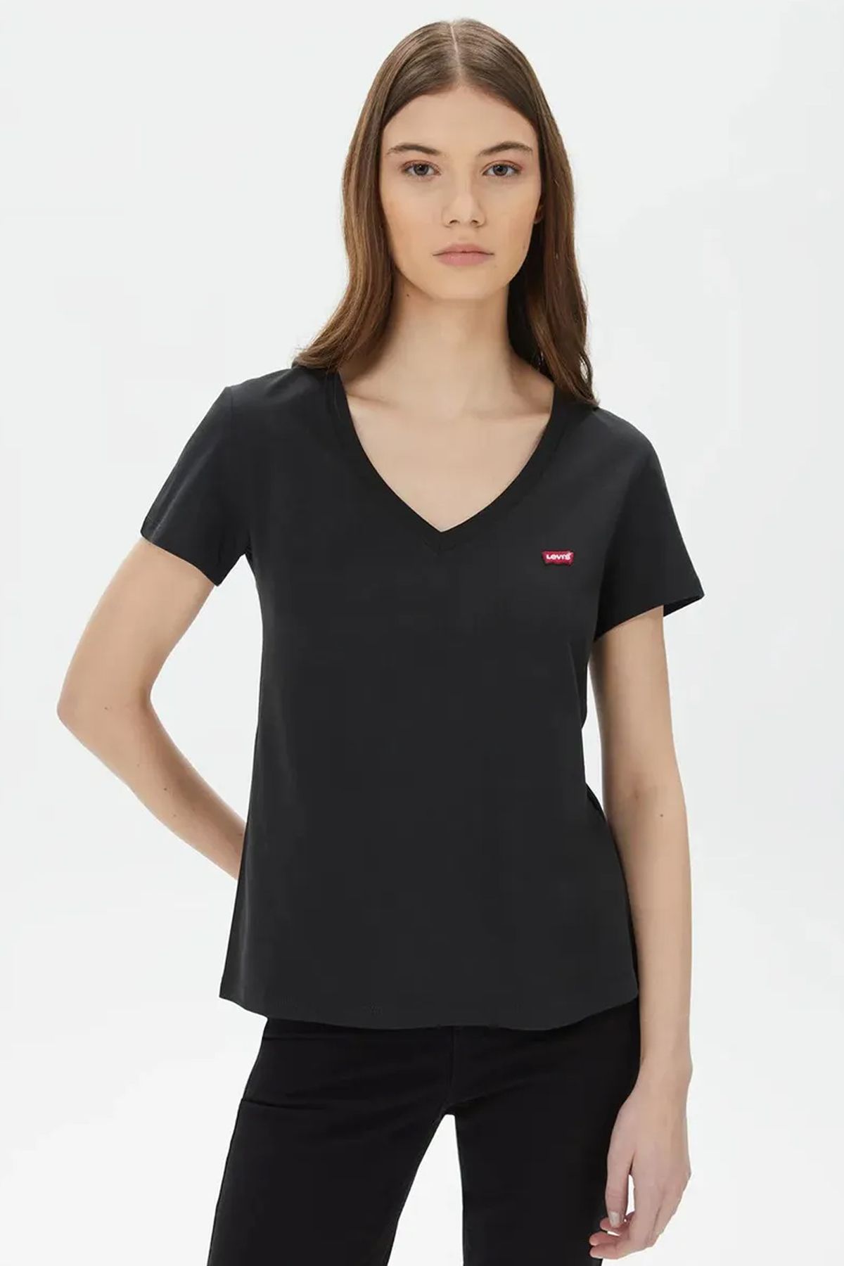 Levi's Perfect V YAKA  KadınSiyah T-Shirt A31...