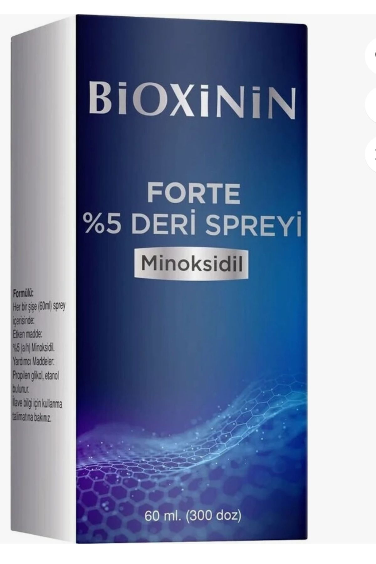 BioxininForte Minoksidil %5Deri Spreyi