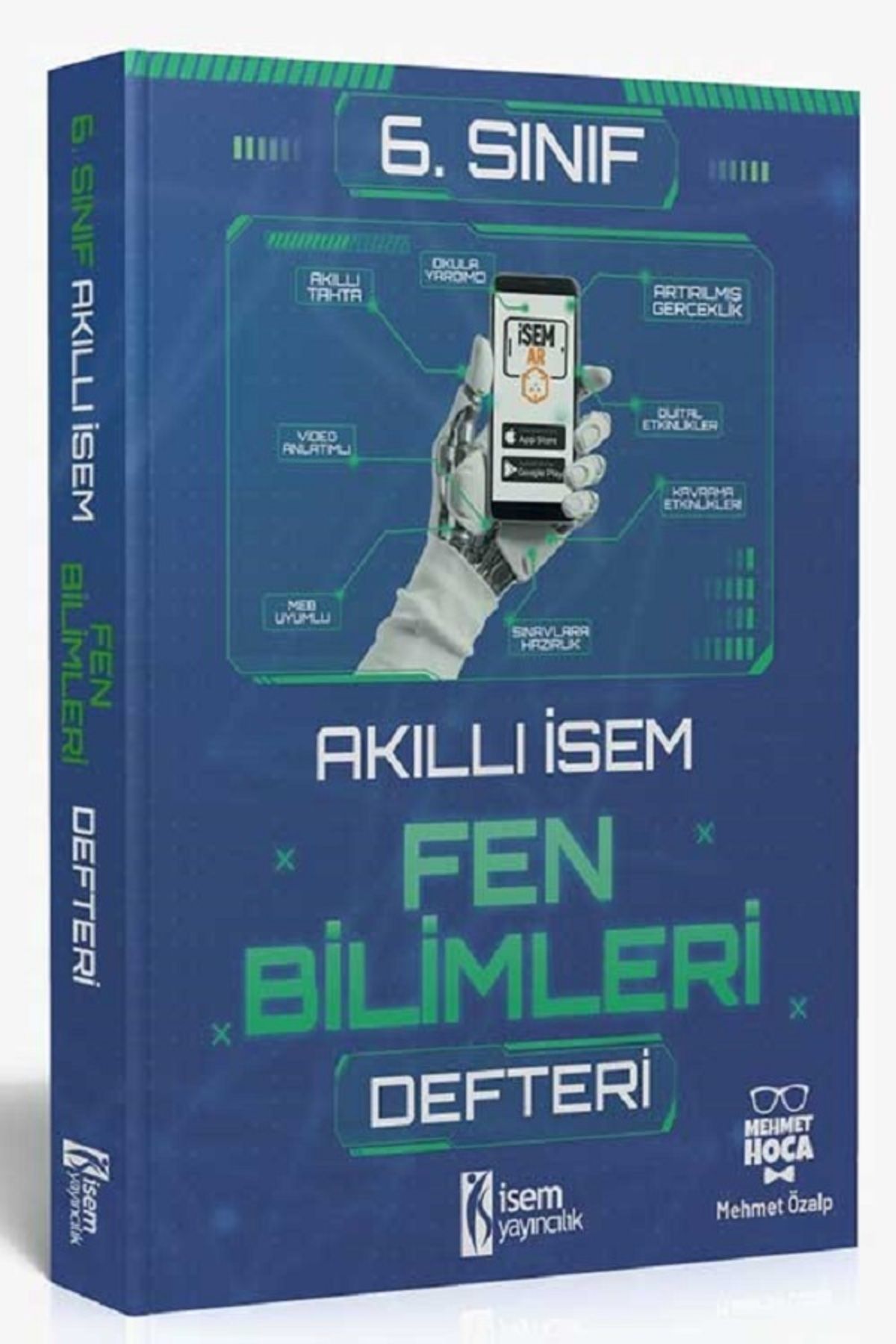 2025 Akıllı İsem 6. Sınıf Türkçe-Matematik-Fen Bilimleri-Sosyal Bilgiler Defteri Seti