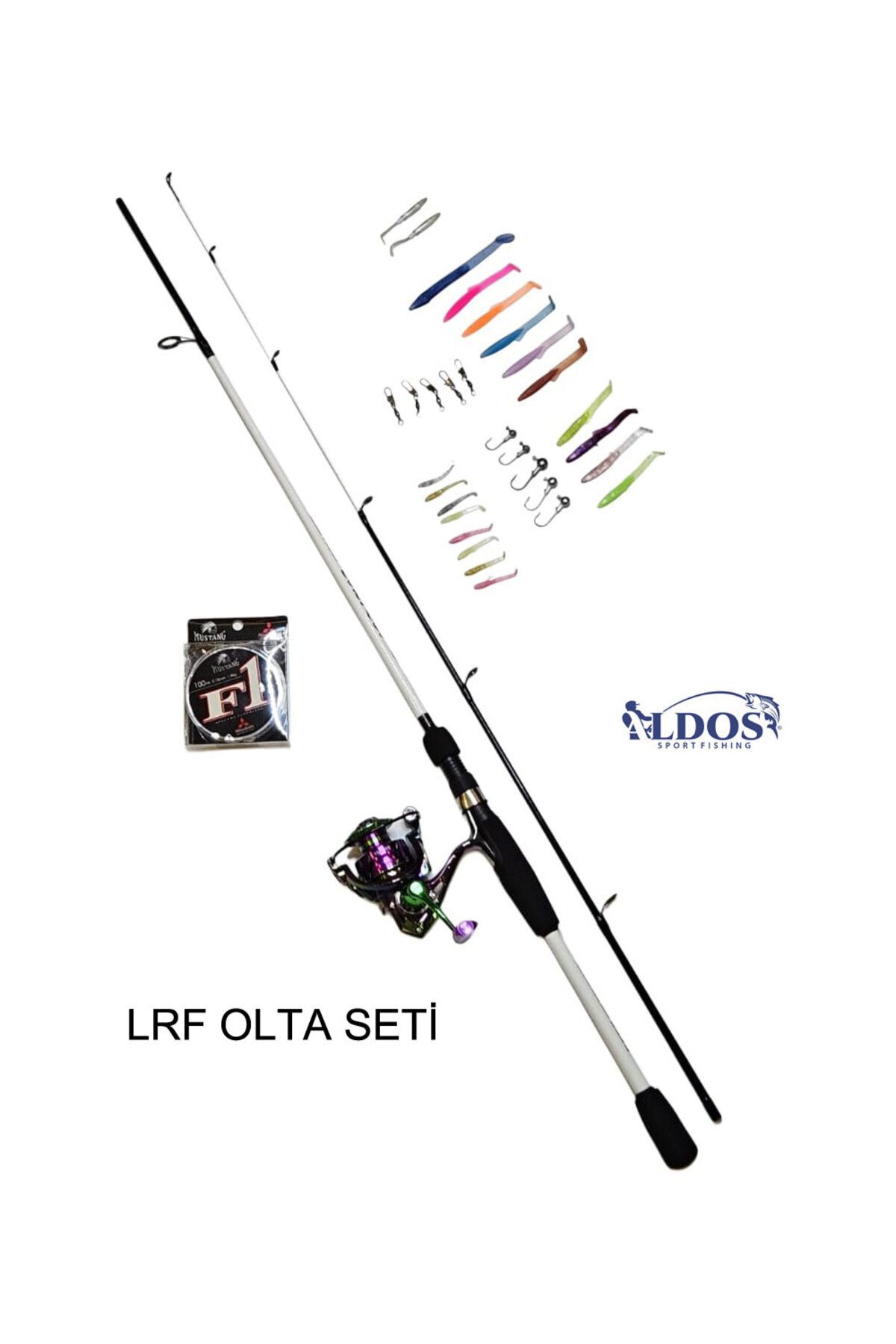 ALDOS180 Cm LRF Tam TakımOlta Seti 3-12 gr 33...