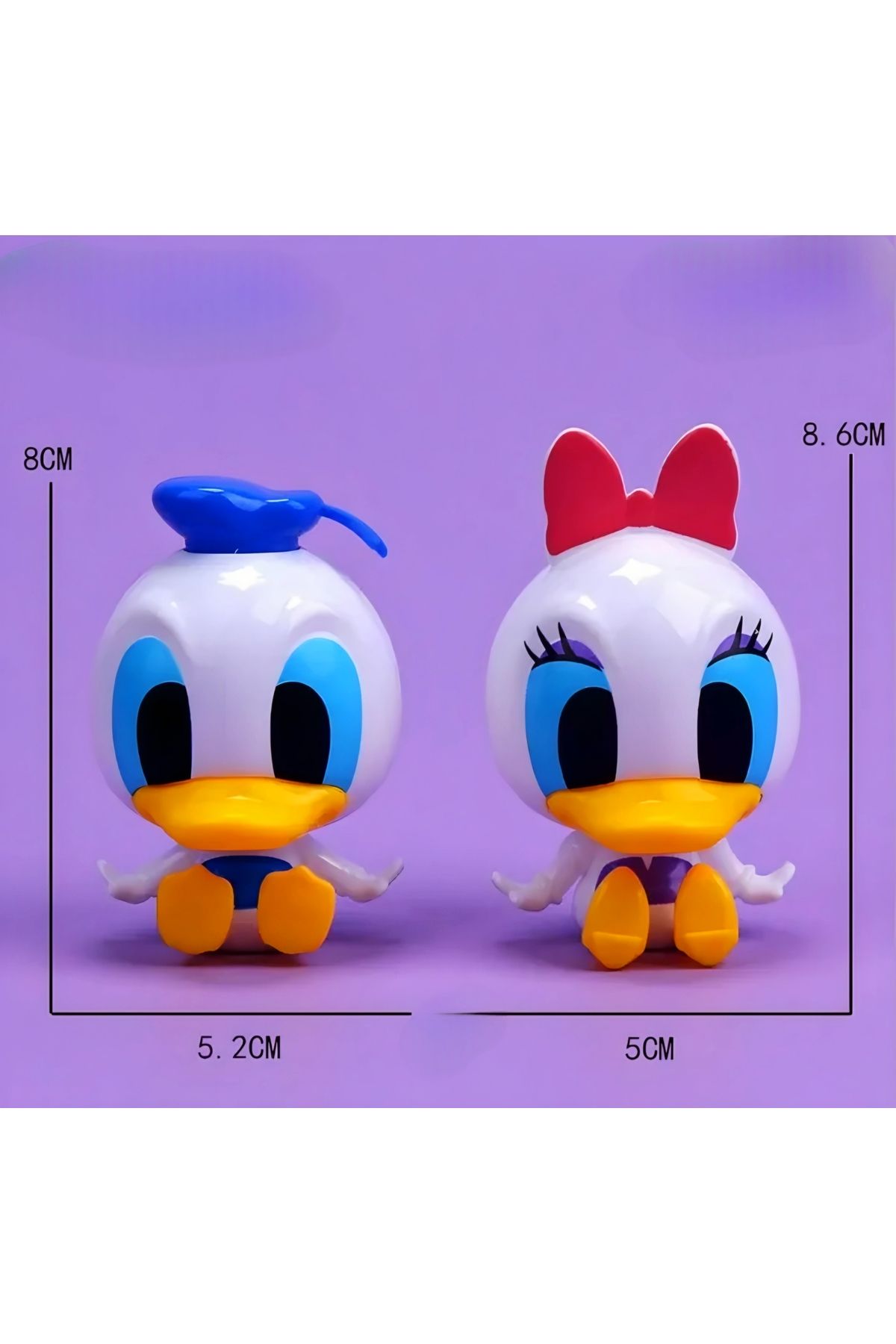 Donald ve Daisy Duck Sevimli Figür Seti - 8 cm