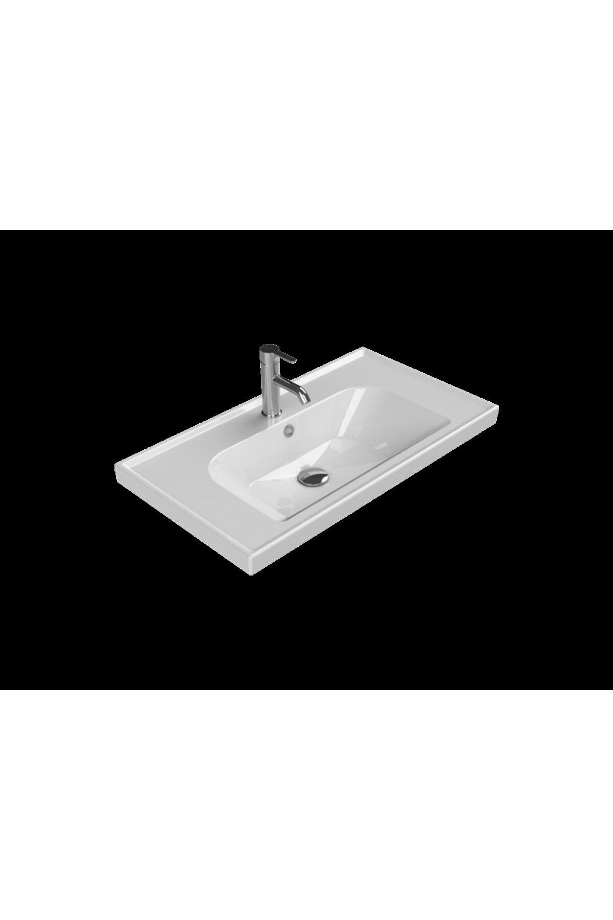 Cerastyle Frame Etajerli Lavabo 80x45 Cm