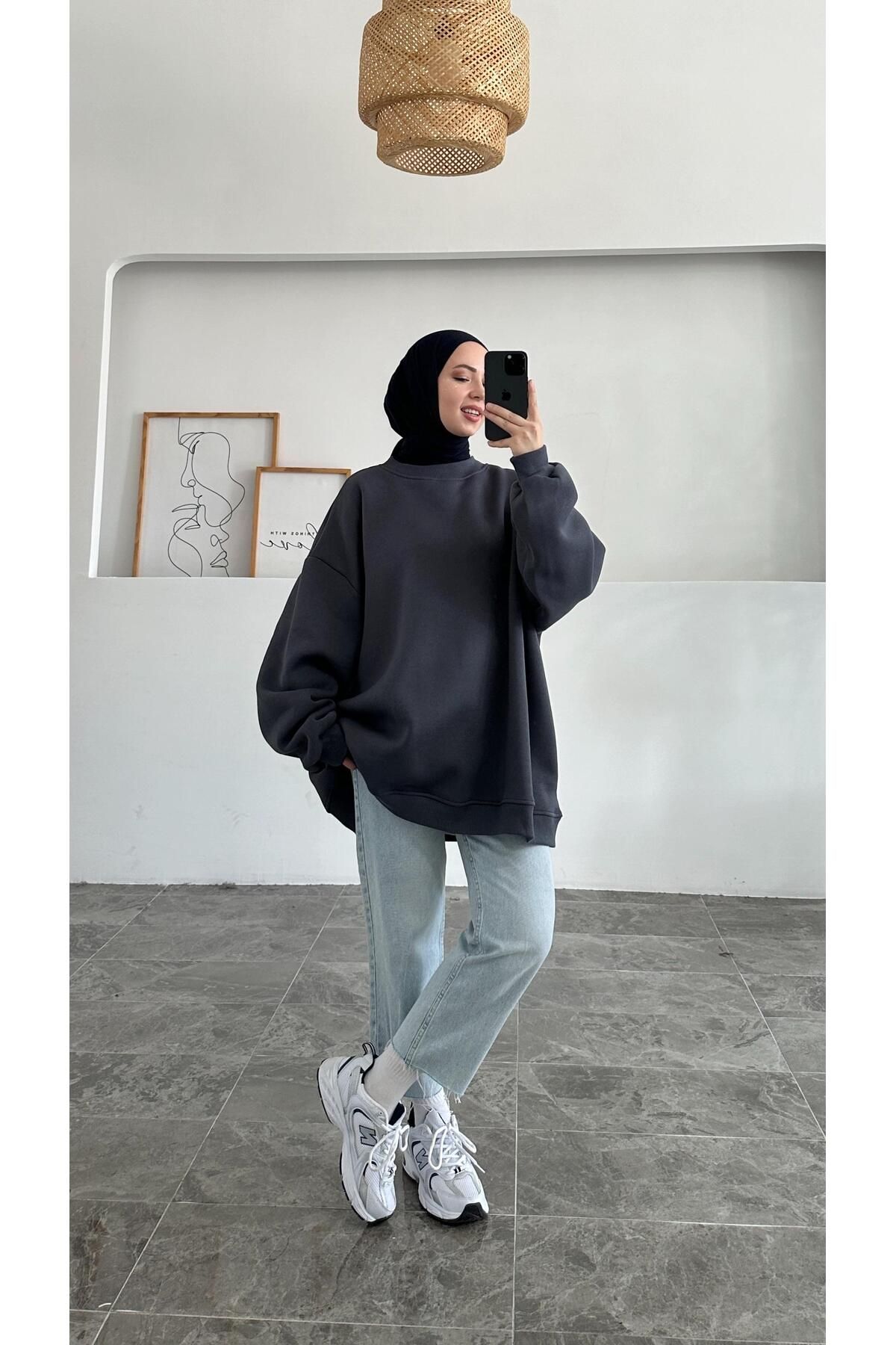 Zeta Şardonlu Füme Sweatshirt