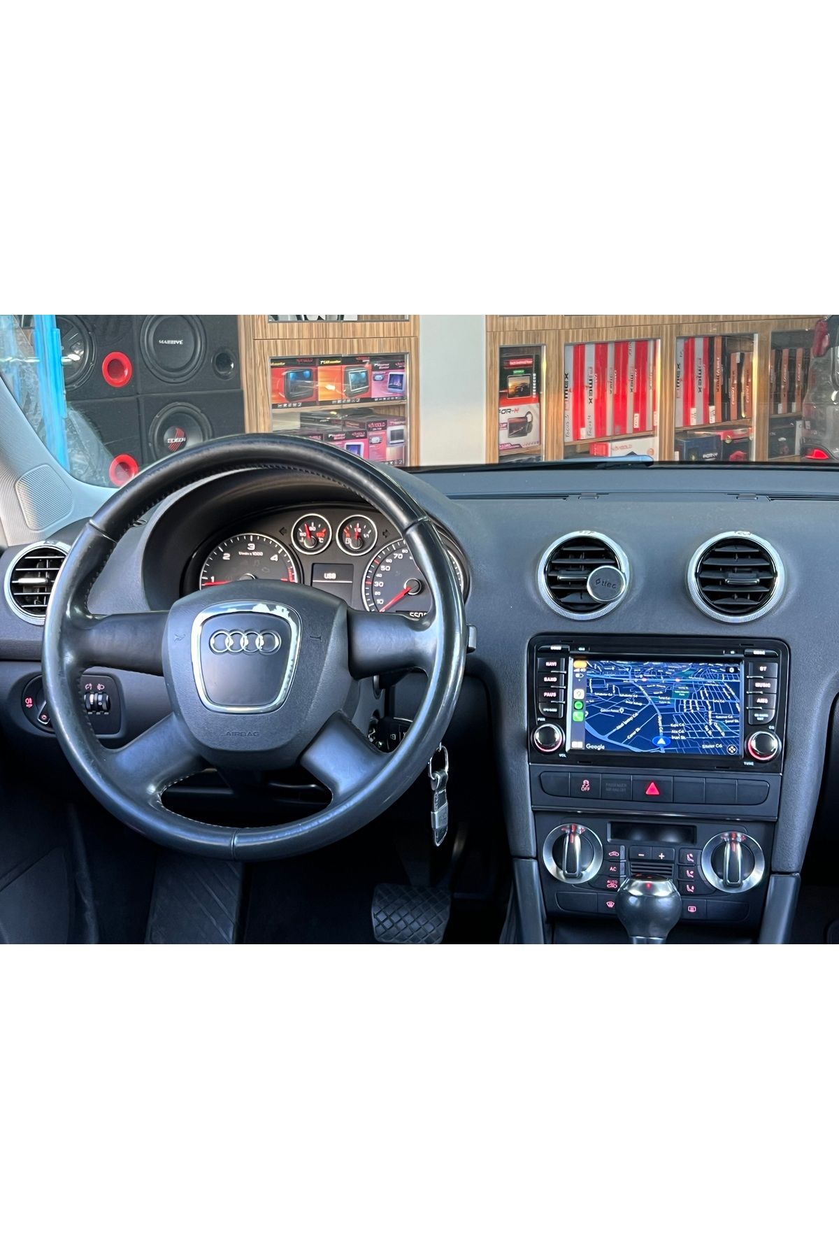 AUDİ A3 2006-2012 UYUMLU 7İNÇ TUŞLU MODEL CARPLAY-ANDROİD AUTO MULTİMEDYA