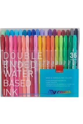 Donga My Color 36 Renk 2 Çift Taraflı Keçeli Kalem Image 0