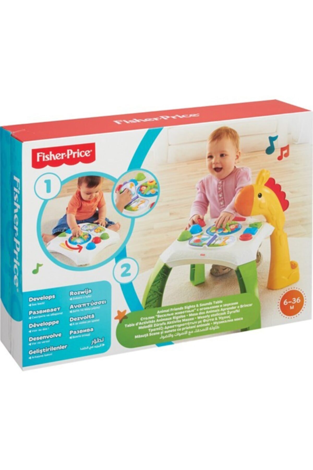 FISHER PRICE Melodili Zürafa Aktivite Masası