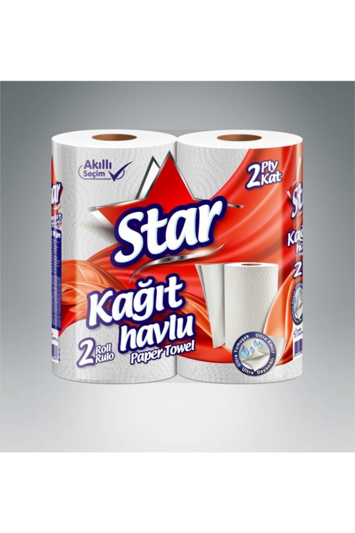 Star Rulo Kağıt Havlu Çift Katlı 2'li Paket