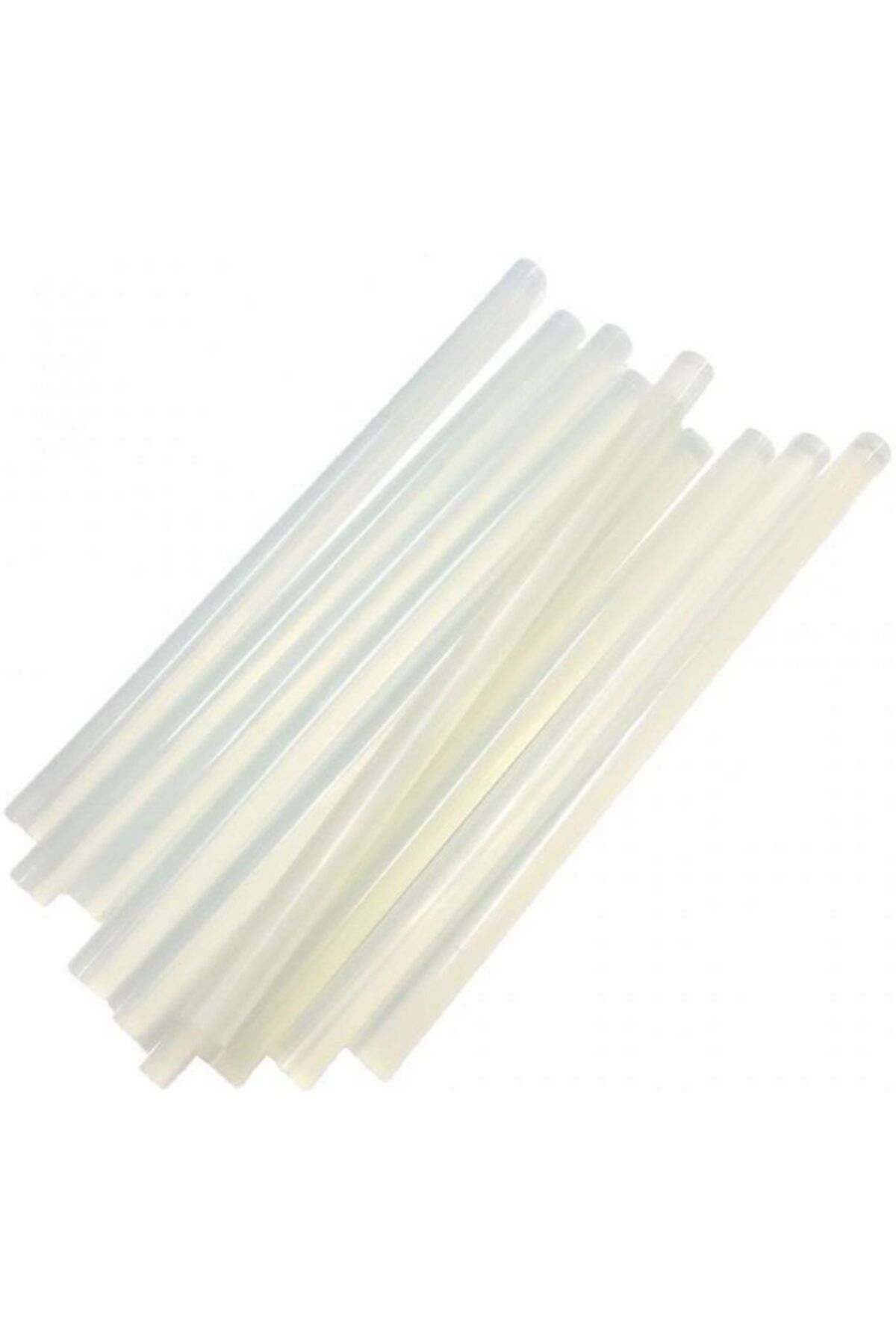 WINNBOSS Sıcak Silikon Mum Çubuk Şeffaf Ince 7x300mm 1 Paket