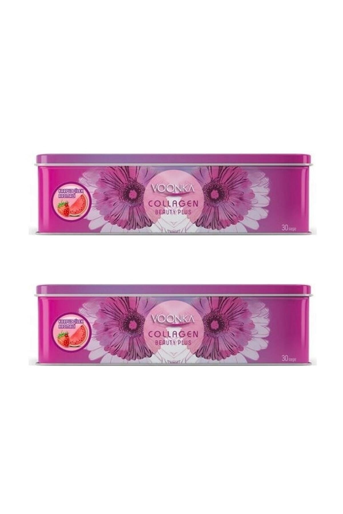 Voonka Collagen Beauty Plus Karpuz Çilek Aromalı 30 Şase X 2 Ade