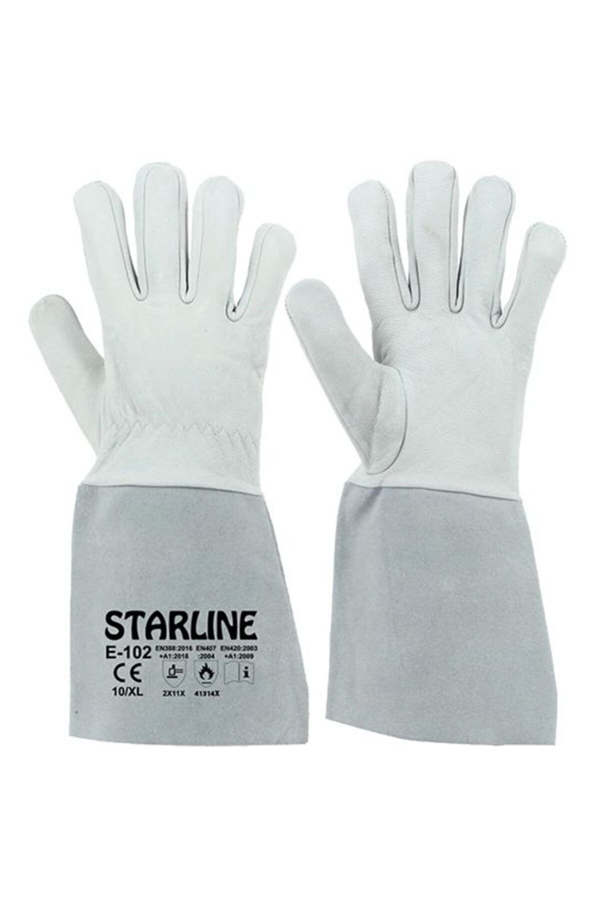 Starline E-102 Argon Kaynak Kaynakçı Eldiveni 35 Cm 10