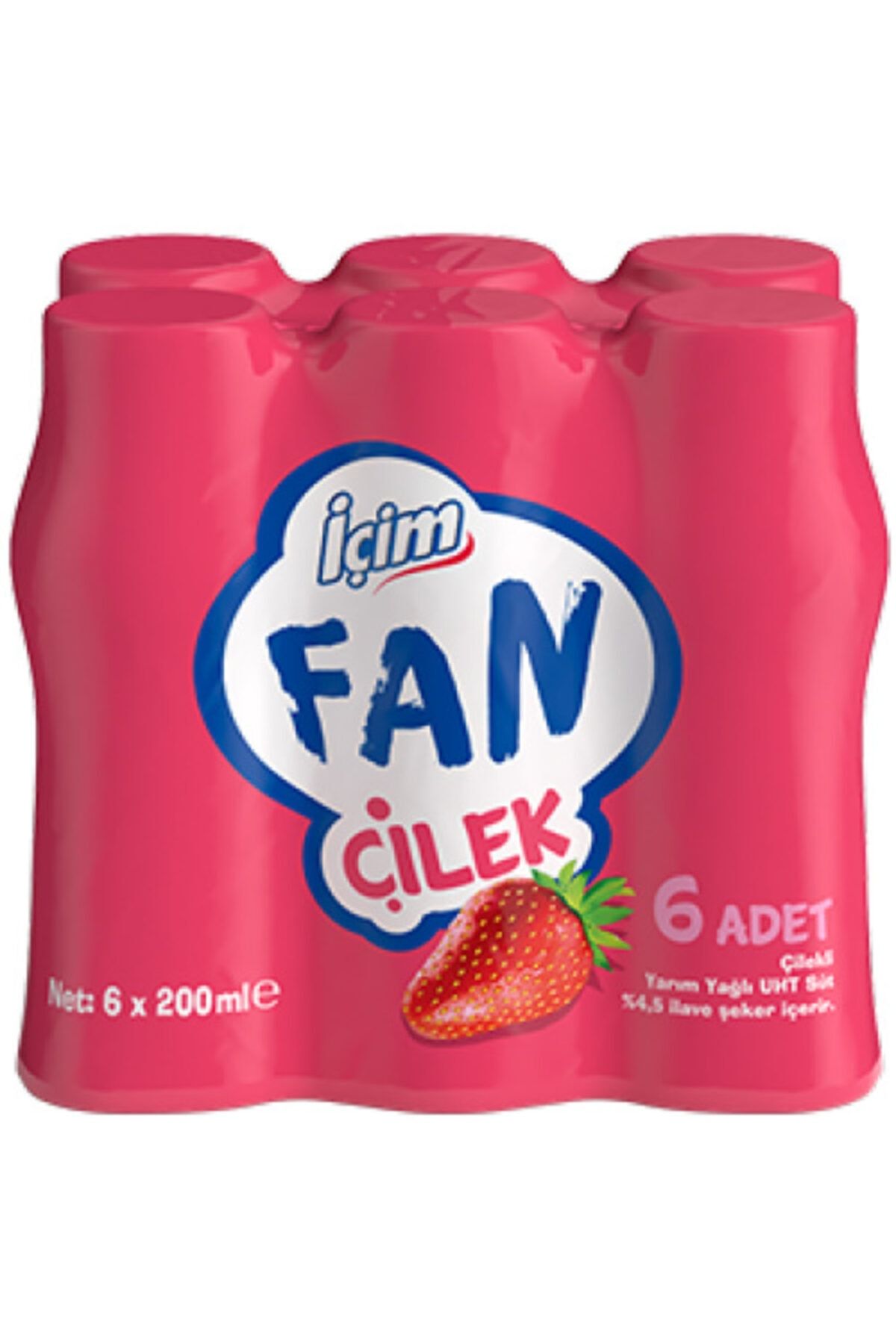 İçim 6'lı Fan Çilek 200 ml