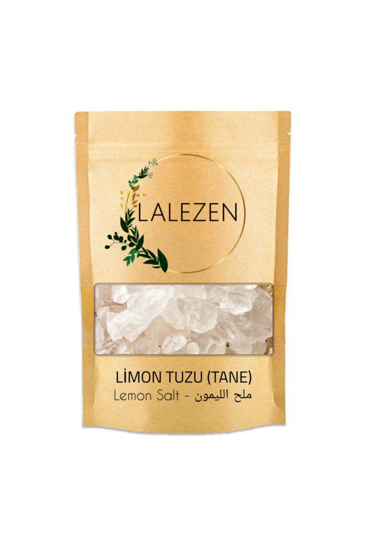 LALEZEN 1 Kg Limon Tuzu Tane - Parça Sitrik Asit Yenilebilir - Lemon Salt