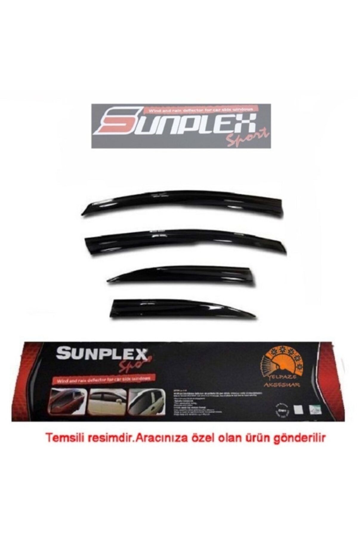 SUNPLEX Renault Fluence 2009 Sonrası 4lü Mugen Tip Cam Rüzgarlığı