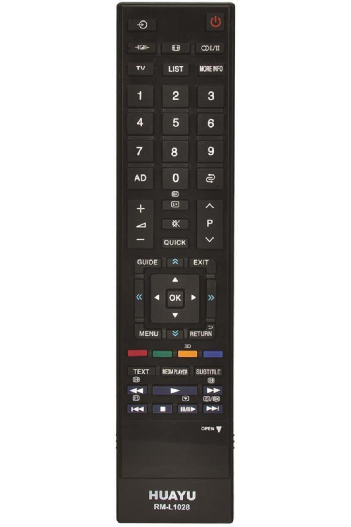 Toshiba Rm-l1028 3d Lcd Plazma Led Tv Kumandası