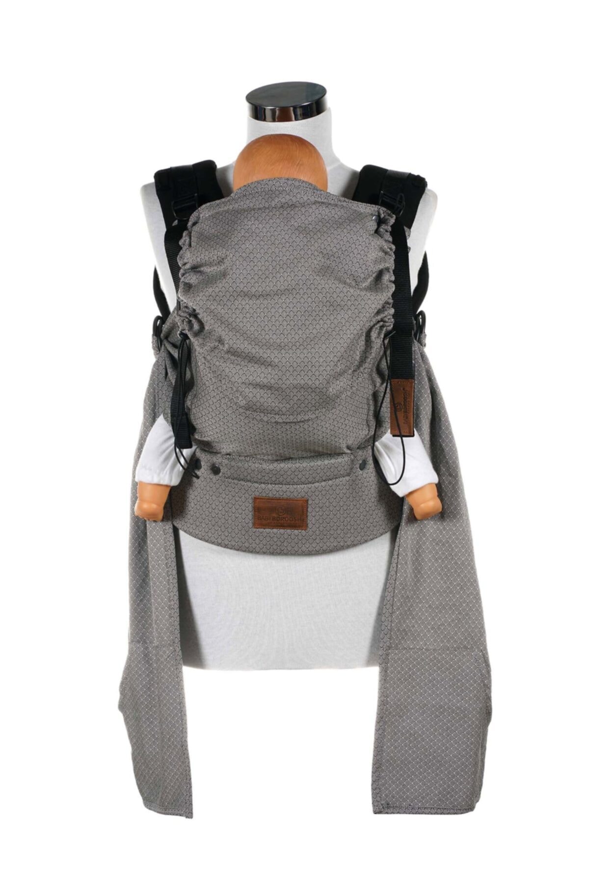 Baby Boroosh Girift Sling Kanguru Nest Halkalı Kuşaklı Ergonomik Bebek Kanguru 0-4 Yaş