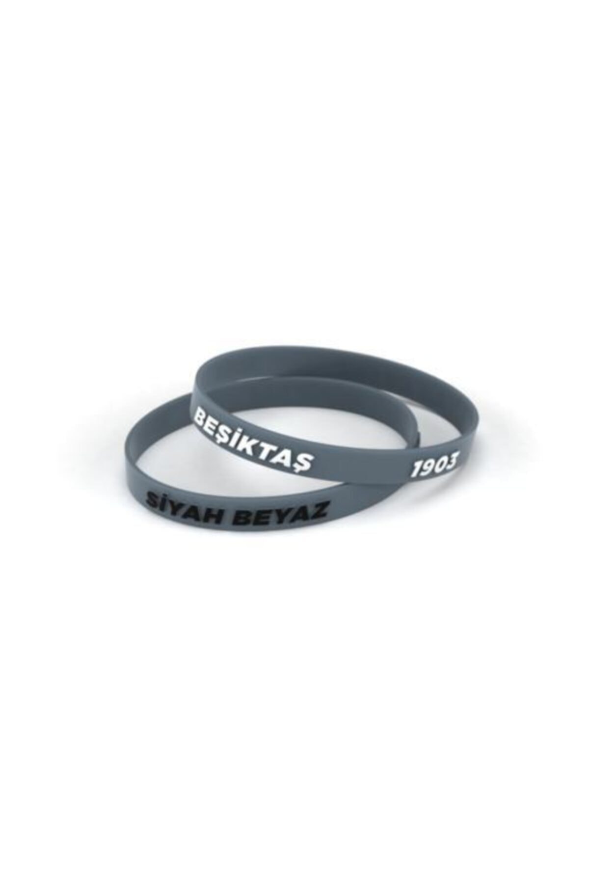 Beşiktaş Unisex Gri Bileklik