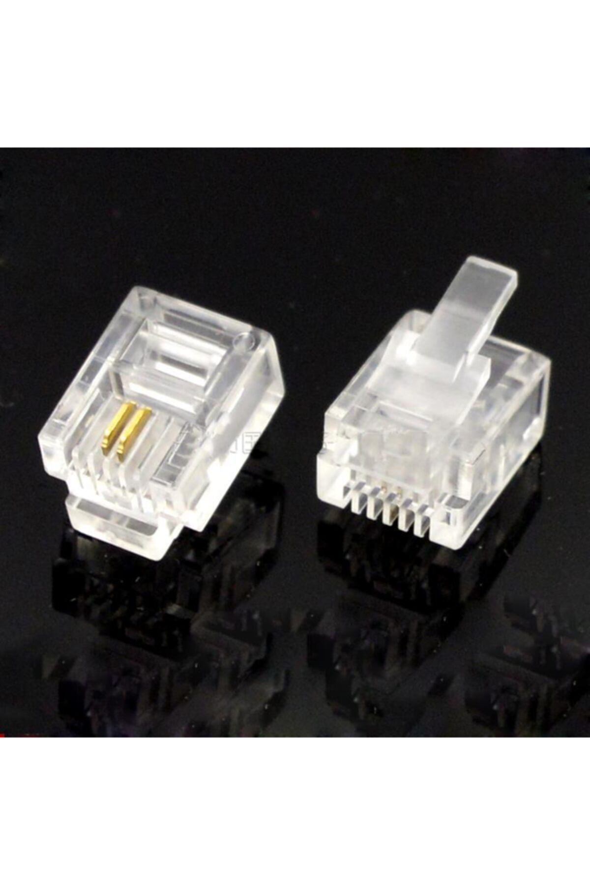Tenon 6p2c Plug Rj11 Soket 100'lü Paket